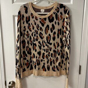 A New Day Leopard Sweater XL